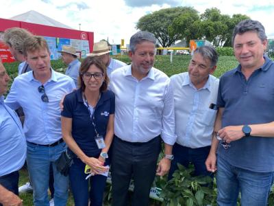 FundaÃ§Ã£o Meridional e Embrapa realizam lanÃ§amento de nova cultivar de soja no Show Rural 